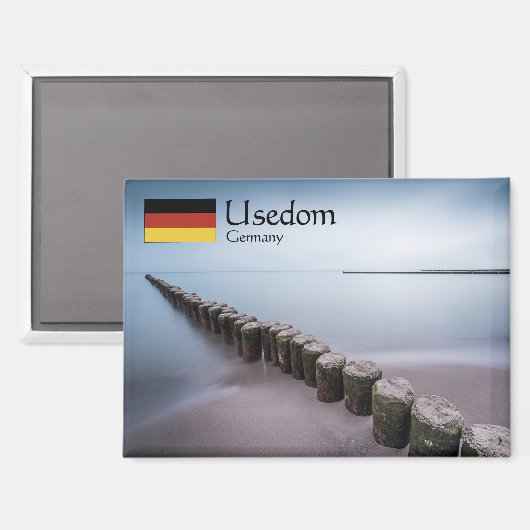 Usedom Duitsland Magneet (Voorkant / Achterkant)