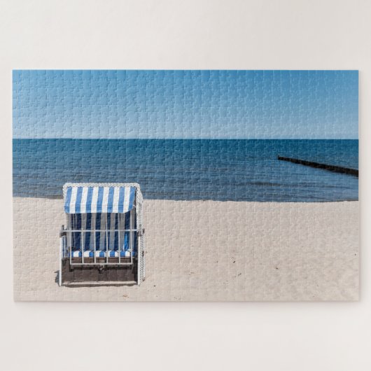 Usedom strandstoel legpuzzel (Horizontaal)