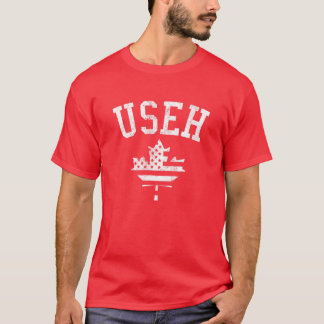 USEH Funny Canadian Eh American Flag Cana T-shirt