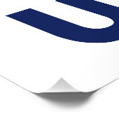 USEH Half Canadees Amerikaans Canada USA Vlag Vere Perfect Poster (Hoek)