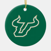 USF Bulls Keramisch Ornament (Voorkant)