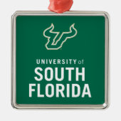 USF Bulls Metalen Ornament (Voorkant)