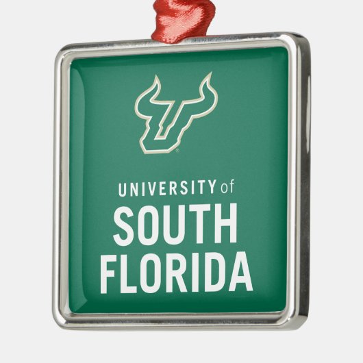 USF Bulls Metalen Ornament (Links)