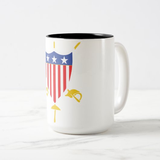 USFCA Coffee-Mok Tweekleurige Koffiemok (Voorkant rechts)