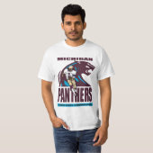USFL Michigan Panthers retro football T-shirt (Voorkant volledig)
