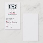 USG Officieel Visitekaartje (Voorkant / Achterkant)