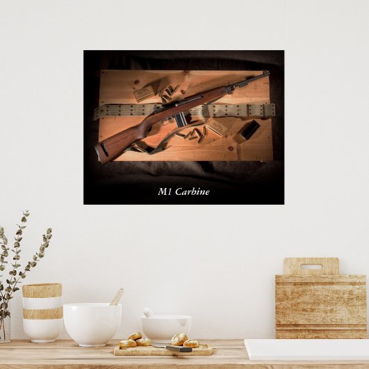USGI M1 carbine Poster (Keuken)