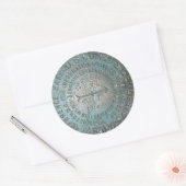 USGS Benchmark, St. Regis Mountain Geodetic Survey Ronde Sticker (Envelop)