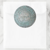 USGS Benchmark, St. Regis Mountain Geodetic Survey Ronde Sticker (Tas)