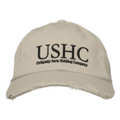 USHC Geborduurd Pet, Alternative Apparel Basic Ad Geborduurde Pet (Voorkant)