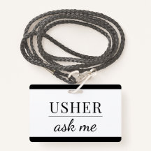 Usher Ask me Badge