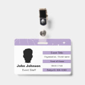 Usher Badge (Voorzijde met clip)
