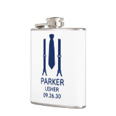 Usher Blau Bandje Heupfles (Links)