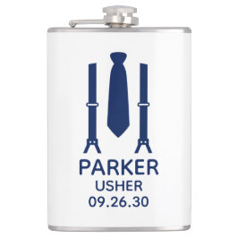 Usher Blau Bandje Heupfles