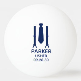 Usher Blauwe Das Pingpongbal