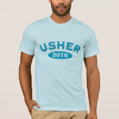 Usher Blue Arc 2010 T-shirt (Voorkant)