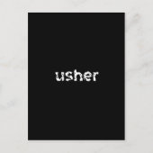 Usher Briefkaart (Voorkant)