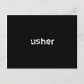 Usher Briefkaart (Voorkant)