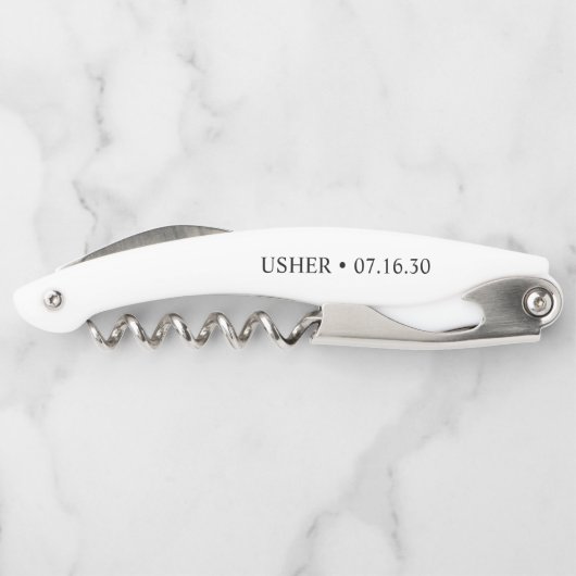 Usher Custom Waiter's Kurkentrekker (Achterkant)