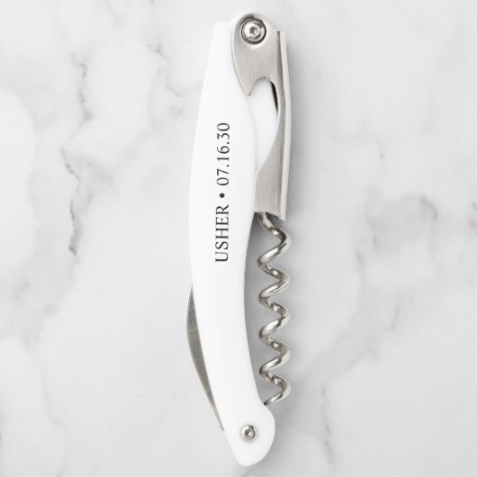 Usher Douaneur Corkscrew Kurkentrekker (Achterkant)