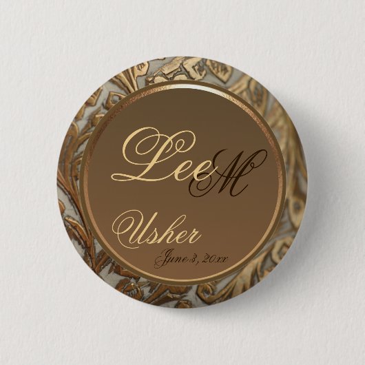 Usher Elegant Keepomwille Button (Voorkant)