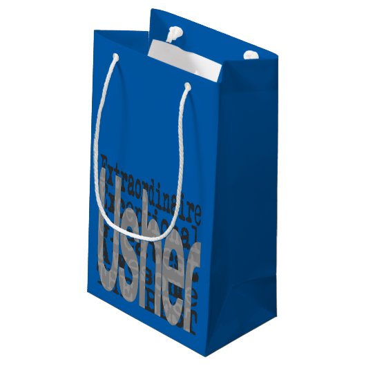 Usher Extraordinaire Klein Cadeauzakje (Achterkant Gekanteld)