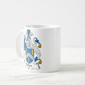 Usher Family Crest Koffiemok (Voorkant links)