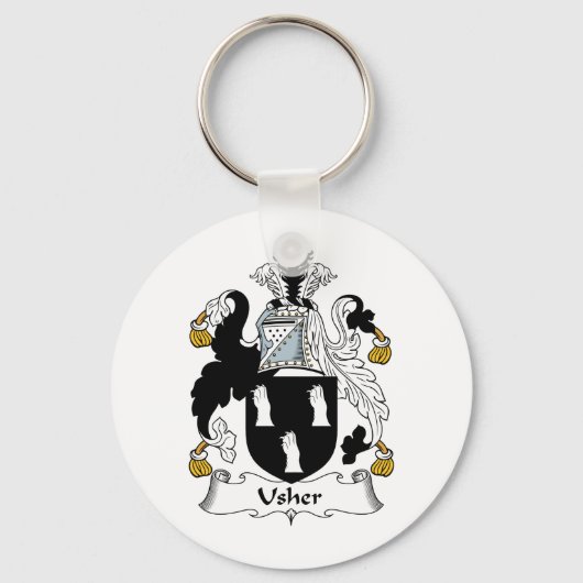 Usher Family Crest Sleutelhanger (Voorkant)