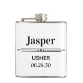 Usher Gepersonaliseerd Heupfles (Voorkant)