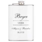 Usher - Gepersonaliseerd Heupfles (Voorkant)