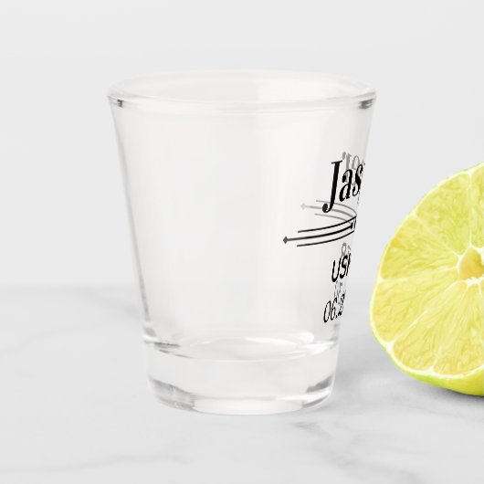 Usher - Gepersonaliseerd Shot Glas (Links)