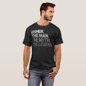 Usher Gift Het Man Myth Legend T-shirt (Voorkant volledig)