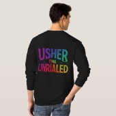 Usher het gegraveerde T-shirt (Achterkant volledig)