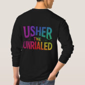 Usher het gegraveerde T-shirt (Achterkant)