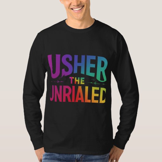 Usher het gegraveerde T-shirt (Voorkant)