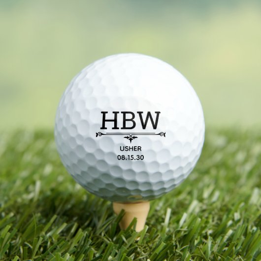 Usher Initiaal Golfballen (Insitu Shirt)