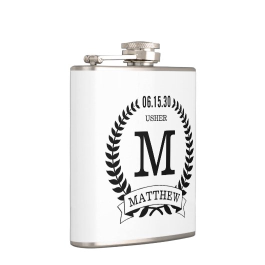 Usher Initialen Heupfles (Rechts)