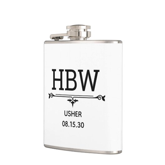 Usher Initialen Heupfles (Links)