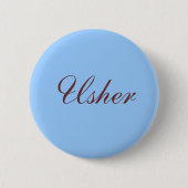 Usher-knop Ronde Button 5,7 Cm (Voorkant)