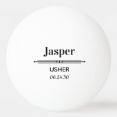 Usher Persoonlijk Pingpongbal (Voorkant)