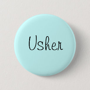 Usher Pin Ronde Button 5,7 Cm