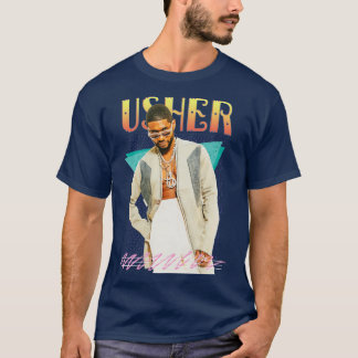Usher Retro Esthetische Fan Art Mok T-shirt