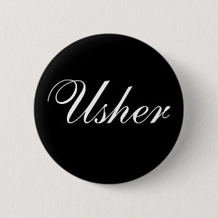 Usher Ronde Button 5,7 Cm