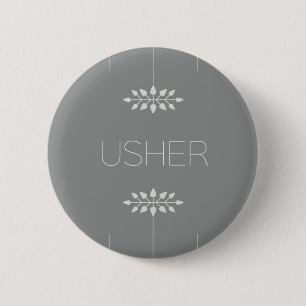 Usher Ronde Button 5,7 Cm