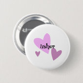 Usher Ronde Button 5,7 Cm (Voorkant /achterkant)