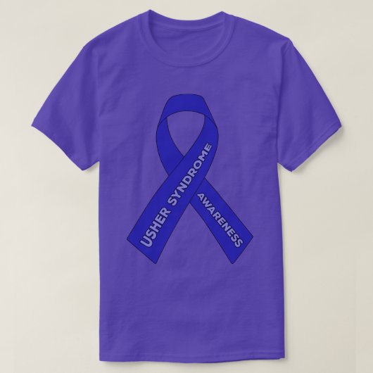 Usher Syndrome Awareness T-shirt (Design voorkant)