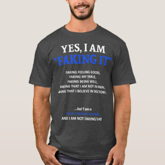 Usher syndrome bewustzijn Ik doe alsof in deze FA T-shirt