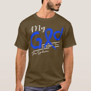 Usher syndroom bewustzijn Mijn God is sterker in d T-shirt