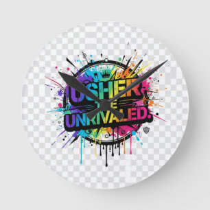 Usher the Unrivaled – Bold Statement Graphic T-shi Ronde Klok