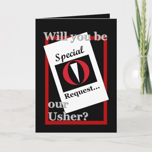 USHER Trouw Uitnodiging - Speciale Aanvraag (Voorkant)
